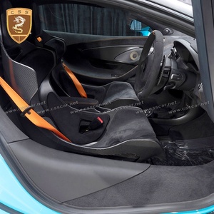 Sièges de course en Fiber de carbone réglables pour Mclaren 570S 650S 720S P1 Micro velours, siège de voiture de sport universel - Product Image 2