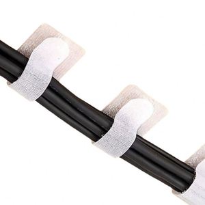 Bande auto-adhésive Velcro pour l'organisation des câbles, attache-câbles pour fils de données, fixation de fils pour la maison et le bureau - Product Image 1