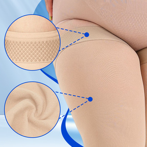 Medias <span class=keywords><strong>de</strong></span> compresión hasta el muslo con gradiente, antiembólicas, para mujer, uso médico hospitalario, CE en stock. Síntomas: Venas varicosas evidentes. - Product Image 5