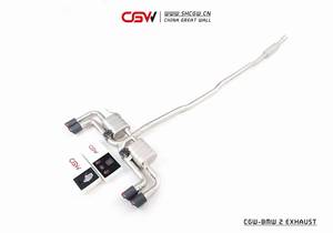 Sistema de Escape CGW con Escaneo 3D, Ajuste Perfecto, Moldeado CNC, SUS304, Silenciador con Válvula Catback para <span class=keywords><strong>BMW</strong></span> <span class=keywords><strong>218i</strong></span> - Product Image 2