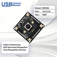 Módulo de Cámara USB IMX362 PDAF de 12MP, Cámara 4K con Enfoque Automático Rápido para Escáner de Documentos, Reconocimiento OCR de Alta Precisión