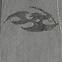 Pull imprimé avec poignets côtelés Pull à col rond pour homme