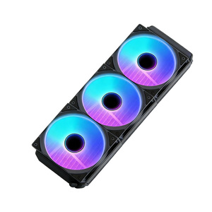 Ventilador ARGB para PC, Refrigeración con Luces LED Completas, Rodamiento Fluido Silencioso de 26dba, Enfriador de CPU de Agua AIO de 120mm, Ultra Silencioso - Product Image 3