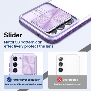 Étui transparent de conception à la mode de luxe pour <span class=keywords><strong>Samsung</strong></span> S23 FE étui de téléphone mince <span class=keywords><strong>housse</strong></span> de protection rigide en PC et TPU avec protecteur de caméra - Product Image 4