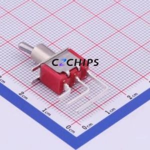 1MS1T2B4M7QES Toggle Switch Through hole Component (THT) Switch Single Pole Double Throw 12.7mm 6.86mm 400000 - Product Image 1