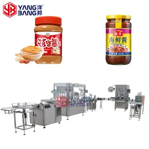 4 cabeças amendoim/gergelim/amêndoa/porcas manteiga enchimento máquina equipamentos, aço inoxidável mel Jar enchimento e tampando máquinas