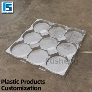 Plastic Products Manufacturer Custom Transparent Vacuum Forming Recyclable Turnover Tray Thermoforming shell Blister Packaging