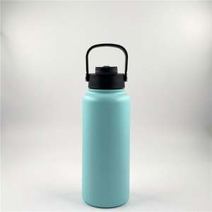 Bouteille d'eau isotherme portable en acier inoxydable de 1 L, gravée avec logo personnalisé, idéale pour les événements de course et de marche – Meilleure vente - Product Image 4