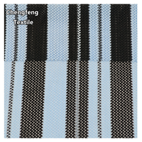 2365 #   Nouveau en stock : Tissu jacquard en maille teint en fil 100 % polyester respirant tricoté chaîne pour la confection de robes, t-shirts et maillots de bain pour femmes