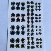 Yeux de leurre de pêche 4D/5D yeux de poisson artificiels réalistes pour la fabrication d'appâts de pêche