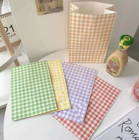Biodegradable Flexographic & Offset Printing Colored Kraft Paper Square Bottom Gift Bag Box Customizable for Wine/Cake/Candy