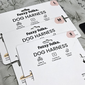 Wholesale Thick Cards for Pet Xs Dog Harness Card Leash Packaging - Product Image 6