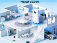 Boîtiers de batteries solaires, supports pour batteries lithium-ion 48V 51.2V 300Ah 314Ah, packs de batteries Lifepo4, batteries de stockage d'énergie, systèmes 15kWh