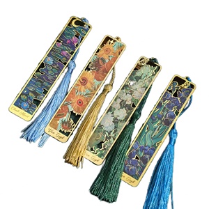 Marcapáginas Creativos Retro de Metal con Diseño Floral, Marcapáginas de Lujo Personalizados al por Mayor con Borla para Amantes de los Libros - Product Image 6