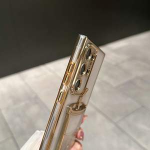 במקרה של tpu שקוף עבור samsung <span class=keywords><strong>gaalxy</strong></span> s24 אולטרה s22 אולטרה s22 ג 'ו שחור gitter כוכבים - Product Image 4