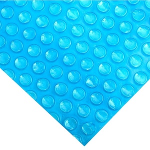 Couverture de piscine en film à bulles en matériau HDPE/LDPE écologique, enrouleur solaire, service de découpe sur mesure, échantillons disponibles - Product Image 3