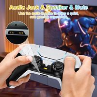 Manette de jeu P5 BT, joystick, audio, double moteur de vibration, capteur de mouvement 6 axes, manette de jeu 1000 mAh, manette sans fil P5 pour PS5