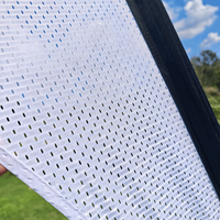 Ensemble de drapeaux de plage en forme de larme, couleur personnalisée, résistant aux UV, promotionnel, avec mât en aluminium de 4 mètres, impression numérique imperméable, polyester tricoté