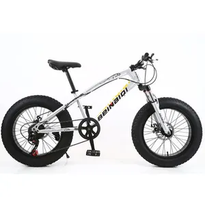 High quality high carbon steel 20-inch multi-color fat bike 4.0 Obese men and women with large tires beach snow bike