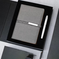 Carnet en cuir PU personnalisé avec logo, coffret rigide, 90 feuilles (180 pages) en papier protecteur pour les yeux, idéal pour le bureau, la médecine ou comme cadeau d'entreprise