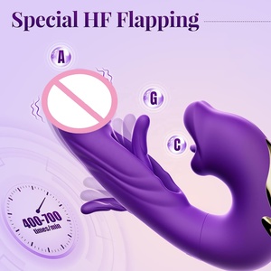 Vibratore Dildo 3 in 1 per Donne, Stimolatore Linguale, Pulsante e Ondulante per Punto <span class=keywords><strong>G</strong></span>, Giocattoli Sessuali per Donne, Masturbatore Femminile per Adulti - Product Image 6