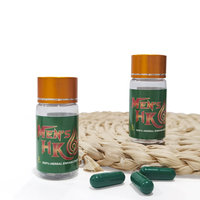 Capsules de Maca Noire Naturelle à Base de Plantes pour Adultes, Complément Alimentaire Énergisant, 5 Comprimés/Flacon, Emballage OEM