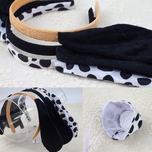 Accessoires de tête pour enfants en tissu en gros, petits animaux, serre-tête de bouledogue, accessoires de scène pour enfants, jeux, dalmatiens - Product Image 3