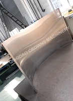 Panel parabola baja tahan karat pelat penyaring melengkung 200 300 mikron jaring penyaring air layar Beed
