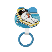 Nouvelle coque de téléphone personnalisée créative, design de dessin animé mignon, ne tombe pas facilement, avec cordon épais et boucle en métal