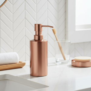 Distributore di sapone in acrilico MSV 'Hans' color rame - Product Image 3
