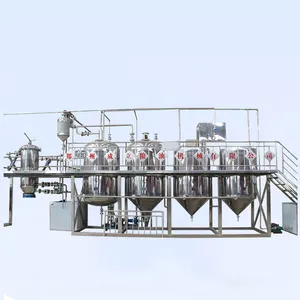 Olio di soia/girasole oi/olio di arachidi e macchina di raffinazione olio commestibile macchina di raffinazione