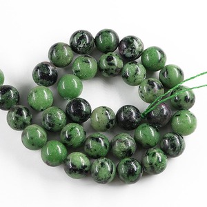 4mm 6mm 8mm 10mm 12mm Natural Red <strong>Emerald</strong> Round Loose <strong>Bead</strong> Ruby in Zoisite Gemstone Stone <strong>Beads</strong> for Bracelet Jewelry Making - Product Image 5