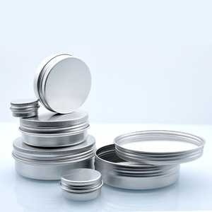 30g 10ml 15ml 30ml Aluminum Lip Balm Container Case 50ml 60ml Aluminum Tin Containers 60 Grams 100ml Aluminum Candle <strong>Jar</strong> for <strong>Tea</strong> - Product Image 3