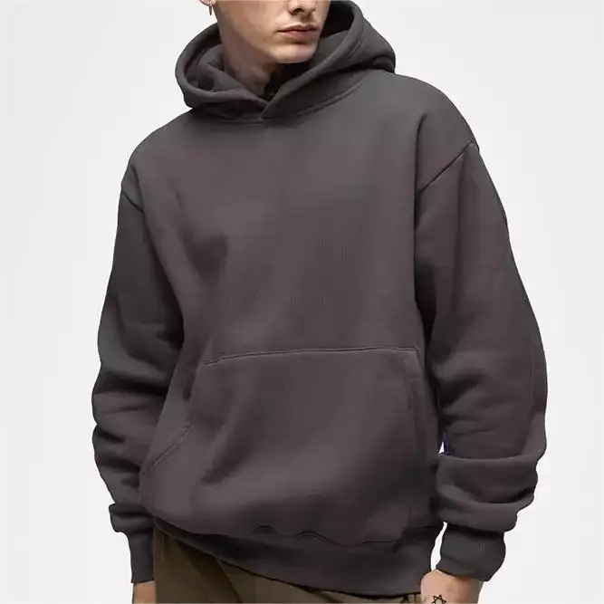 High Quality 100% Cotton Unisex Hoodie for Men Heavy Hoodie Pullover Sweatshirt Custom Logo French Terry Blank Hoodies