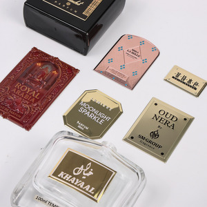 Debossed Metal <b>Labels</b> with Enamel Fill Custom Recessed Aluminum Identification Plates for Mechanical Engineering - Product Image 1