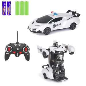 Scala giocattoli per auto della <span class=keywords><strong>polizia</strong></span> telecomando trasforma la deformazione auto giocattolo Robot con luce a forma di Missile trasforma il giocattolo dell'auto - Product Image 2