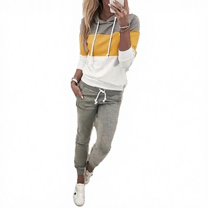 Conjunto Deportivo de Mujer, Estilo Americano Vintage, Sólido, Transpirable y Ligero, Diseño 2 en 1, Chaqueta de Manga Larga para Primavera/Otoño - Product Image 3