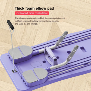 Planche de Pilate pliable Sports à domicile Exercice Abs Muscle abdominal Support plat Planche de fitness Équipement de fitness - Product Image 2