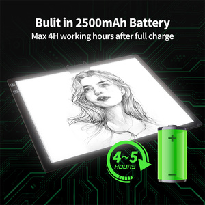 Nhà máy OEM/ODM USB xách tay LED Truy Tìm ánh sáng vẽ Pad unisex nhựa hộp đèn cho trẻ em - Product Image 5