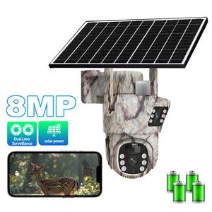 Solar Powered Camouflage Wi-Fi <b>Camera</b> 8MP Ultra HD Human Detection Outdoor Waterproof Surveillance - Product Image 5