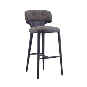<span class=keywords><strong>Tabouret</strong></span> <span class=keywords><strong>de</strong></span> <span class=keywords><strong>bar</strong></span> en bois massif, style minimaliste nordique italien, dossier haut <span class=keywords><strong>de</strong></span> <span class=keywords><strong>65</strong></span> <span class=keywords><strong>cm</strong></span> ; Design moderne pour comptoir <span class=keywords><strong>de</strong></span> cuisine commercial ou domestique - Product Image 1