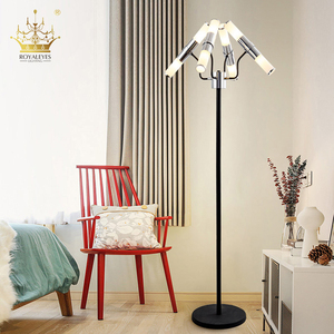 Portable réglable de luxe moderne <span class=keywords><strong>led</strong></span> debout <span class=keywords><strong>salon</strong></span> fait main classique en verre haut de gamme lampadaire vintage - Product Image 3