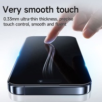 Protection d'écran en verre trempé anti-rayures LFD 01 9H avec impression soyeuse pour téléphones mobiles iPhone 11 12 13 14 15/16 17 18 Pro Max