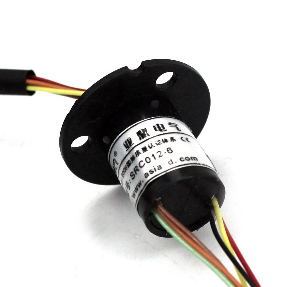SRC012-6 6wires Conductive Rotary Joint - Miniature Slip Ring