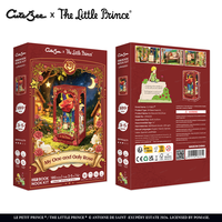 CuteBee The Little Prince Kit Rumah Miniatur DIY Berlisensi Resmi My One and Only Rose dengan Lampu LED