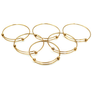 Stainless Steel Coil <b>Bracelet</b> 1.6mm Adjustable Spring Telescopic Opening Jewelry Accessory Unisex Fashion <b>Bangle</b> - Product Image 4