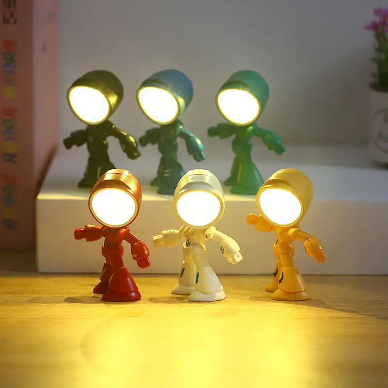 Internet Celebrity Night Light Bedroom Sunset Red Atmosphere Light Robot Projection Light