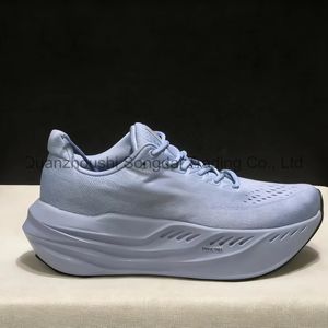 Chaussures de course pour hommes personnalisées avec logo en maille, modèle Max Triple Black Ice Grey Country, baskets de style marche - Product Image 2