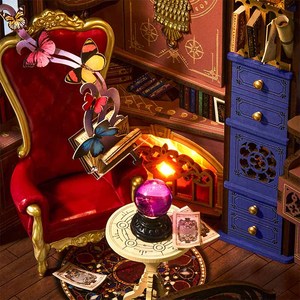 Robotime Rolife assemblato giocattoli Booknook 3D Puzzle in legno TGB14 Magic Fantasy <span class=keywords><strong>angolo</strong></span> libro angoli <span class=keywords><strong>casa</strong></span> in miniatura - Product Image 6