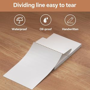 200 fogli di carta termica per <span class=keywords><strong>Fax</strong></span> OEM Brand rollus lettera 8.5x11 pieghevole A4 compatibile IDPRT/HPRT/PRT stampanti portatili MT610 MT888 - Product Image 3